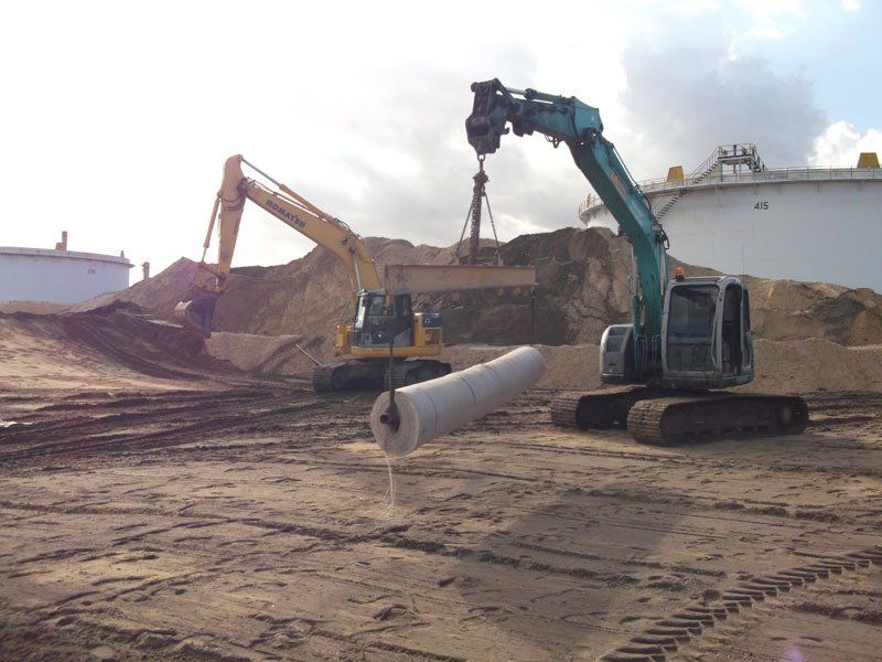 Concrete Cloth Provides Protection — Woronora Heights, NSW — Mann's Earthmoving