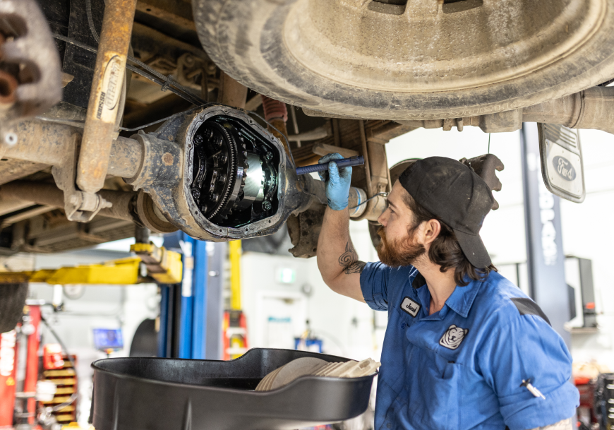 Expert Staff Performing Vehicle Diagnosis | Bruno Automotive