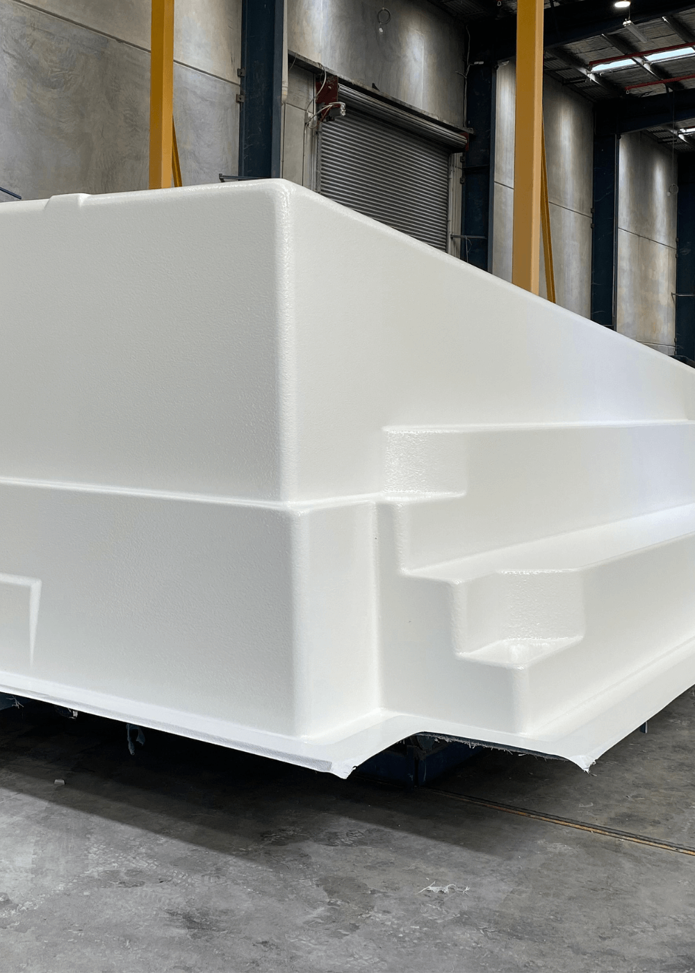 High-quality, durable fibreglass shell for longevity