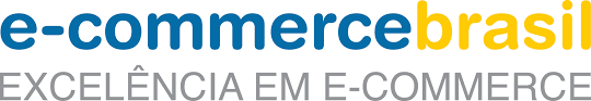 Um logotipo azul e amarelo para e-commerce brasil