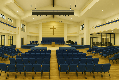 Preliminary sketch of the Future Powerful Word Church Education and Empowerment Community Center