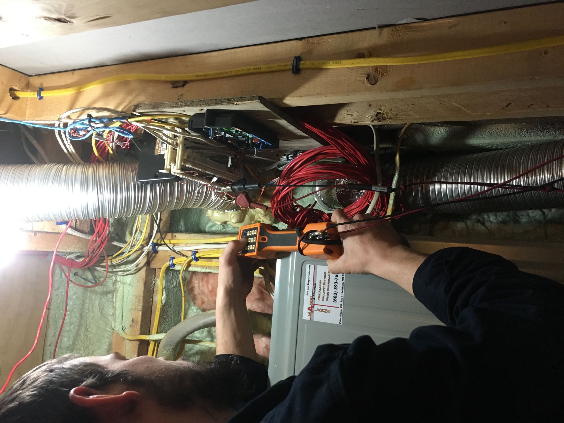 Our installers can re-organize cables from prior installations.