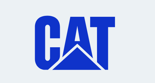 Blue Caterpillar Logo 