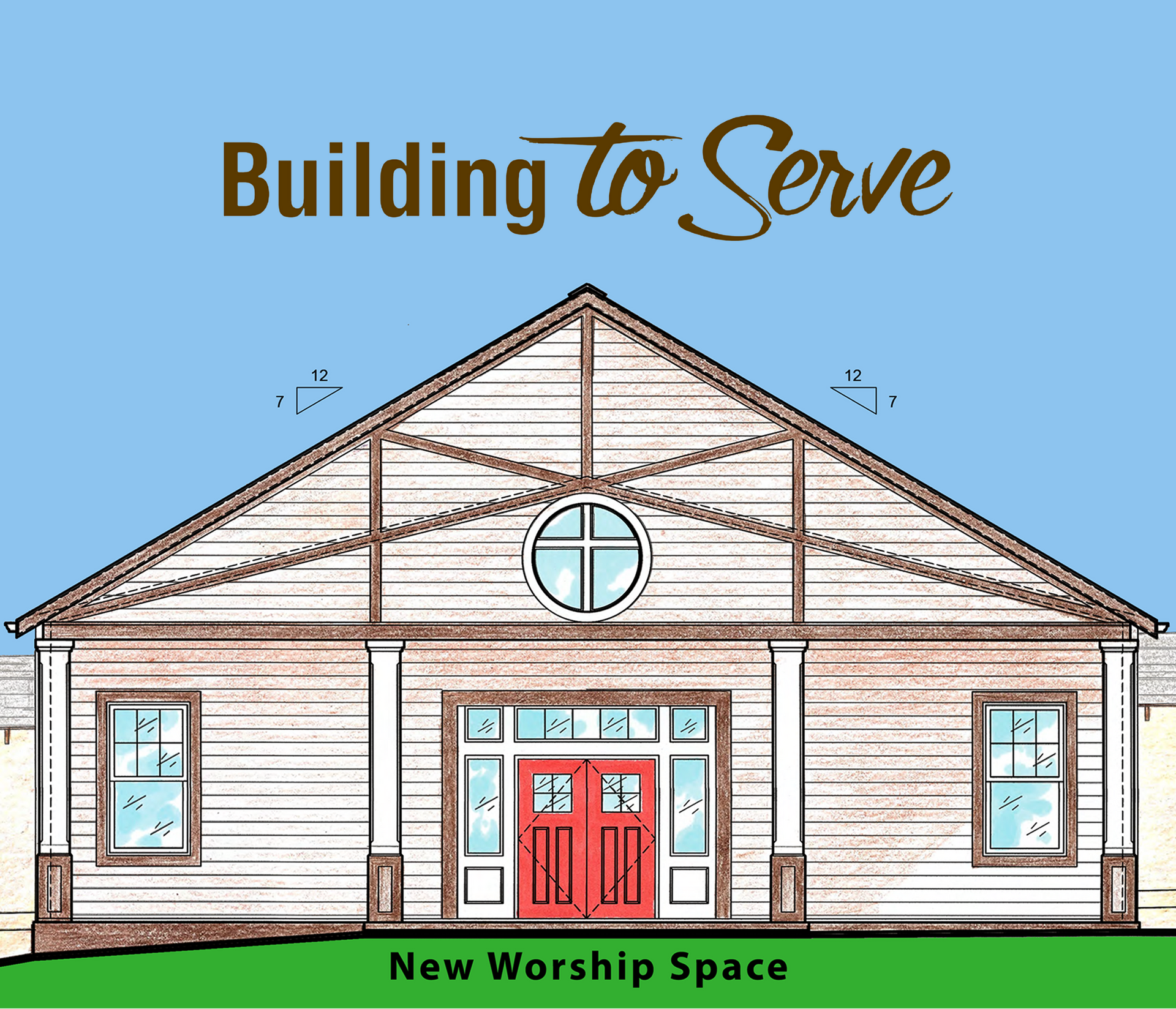 Drawing of future worship space design