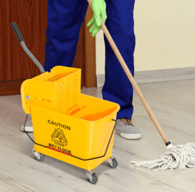 Cleaning the Floor — Oscoda, MI — enviro-BRITE Solutions