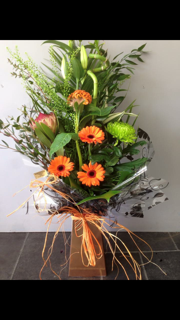 Bouquet of orange flowers