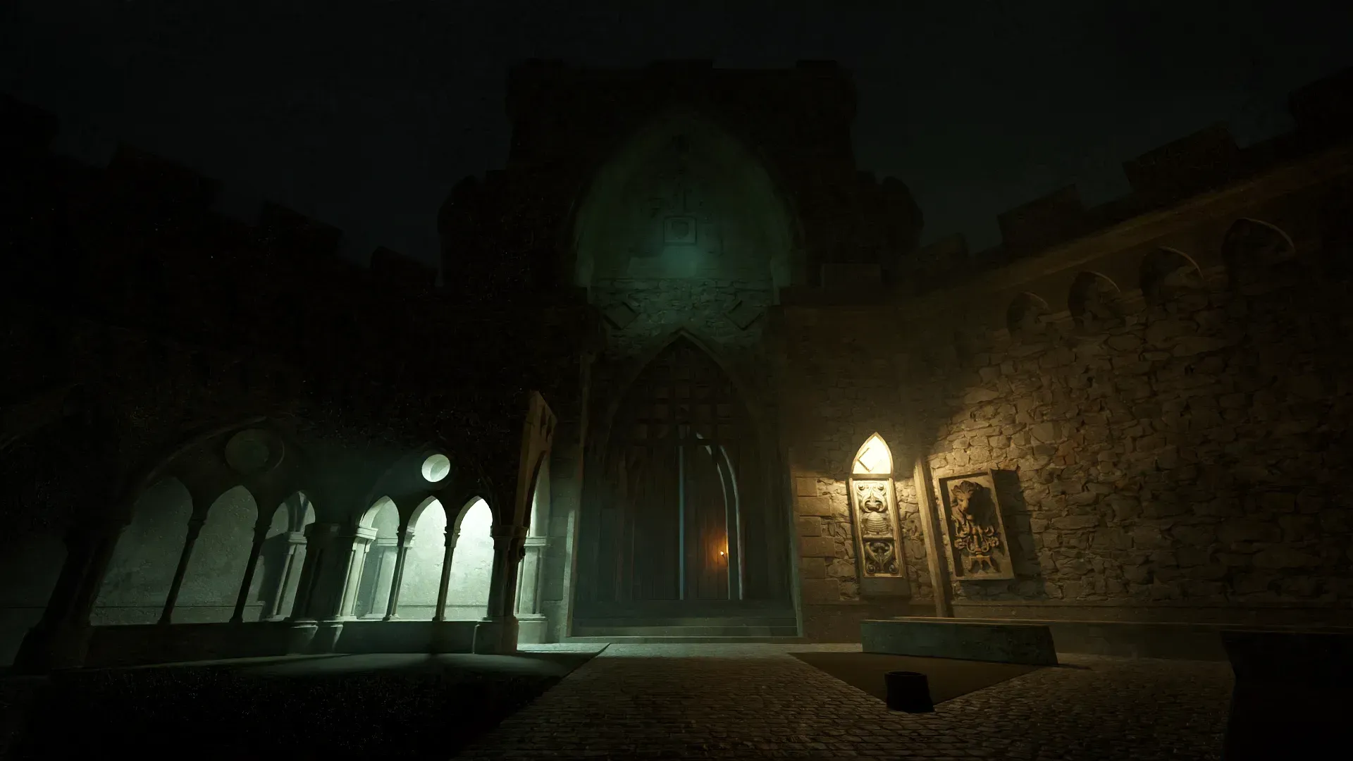 RaSNIA:FEAR virtual castle and dungeon in the RFOX VALT metaverse