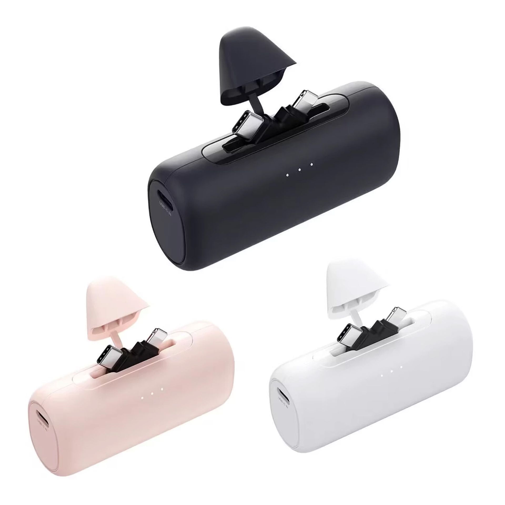 Power Bank旋轉支架式 迷你直插式行動電源10000mah 22.5W超級快充  type-c蘋果 移動電源