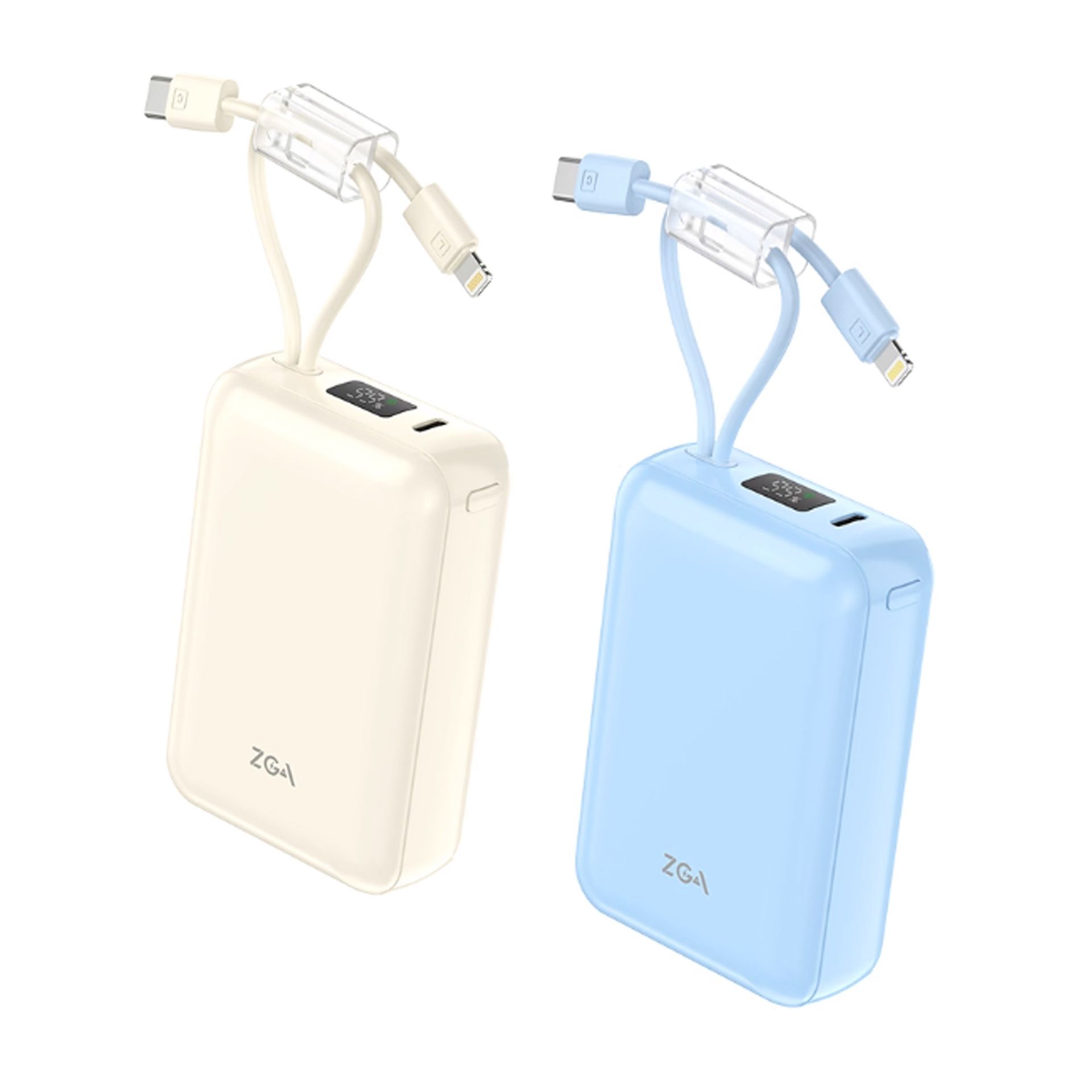 ZGA自帶線快充行動電源DY17S 20000mah移動電源 22.5w充電器IPHONE蘋果+Type-C