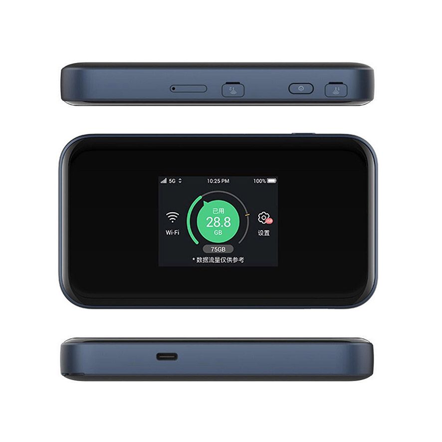 ZTE中興 MU5001 4G+5G SIM卡LTE WIFI分享器無線網卡路由器 WiFi6 網路孔