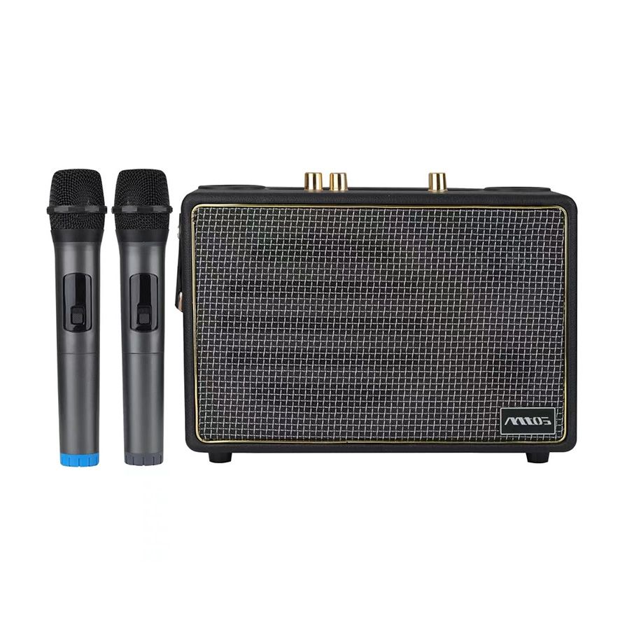 MTOS K97 無線藍牙行動卡拉音響 便攜式音箱 無線雙麥克風行動音箱 卡拉OK歡唱組 6.5吋 KTV音響 喇叭擴音