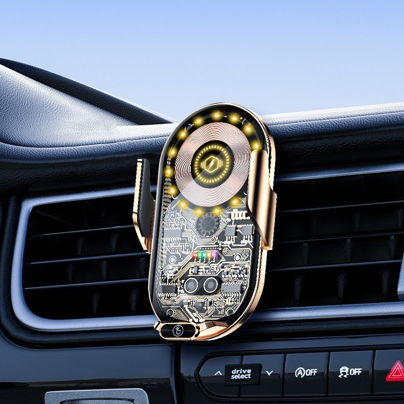 15W車用無線充電盤立架C13 紅外線自動感應車架 車用手機架 汽車夾手機 車載支架 車用充電 全自動開闔 智能控溫