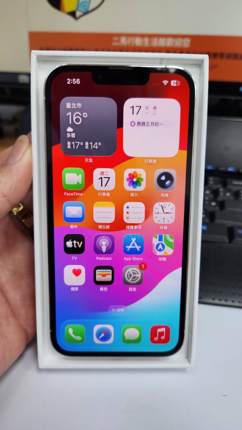 Apple iPhone 13 Pro 256GB單機白