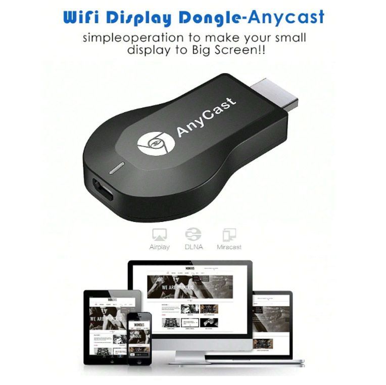 ANYCAST M100 電視棒蘋果安卓4K手機轉電視HDMI 同屏器 手機分享器 無線影音傳輸器 無線投影電視