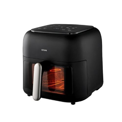 KINYO 觸控式多功能氣炸鍋6.5L(AF-765)(AF-425)健康氣炸鍋 定時 電子面板 透明視窗 可全雞 安全保護