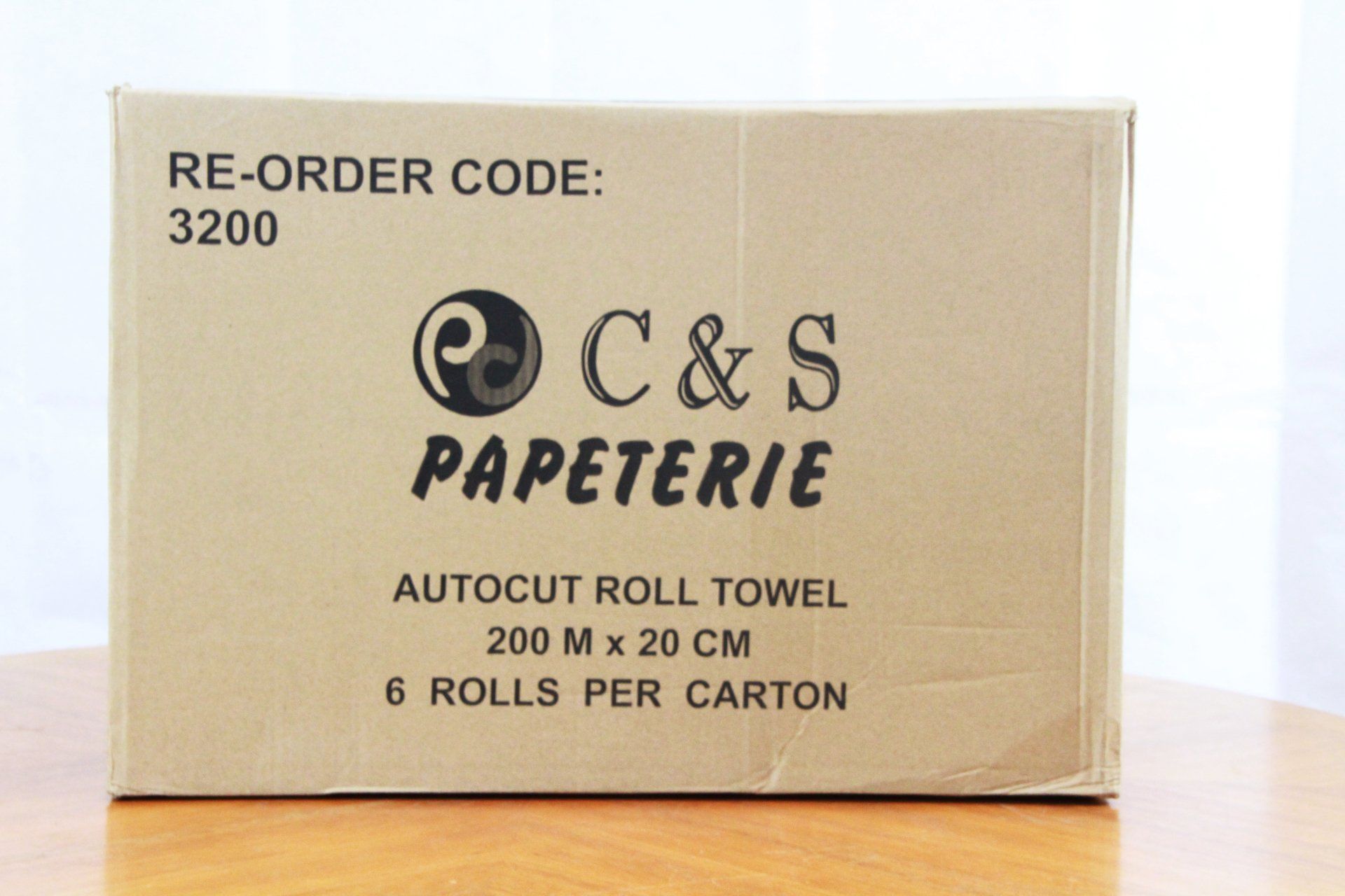 Autocut Roll Towel 200 m x 20 cm 6 rolls per carton