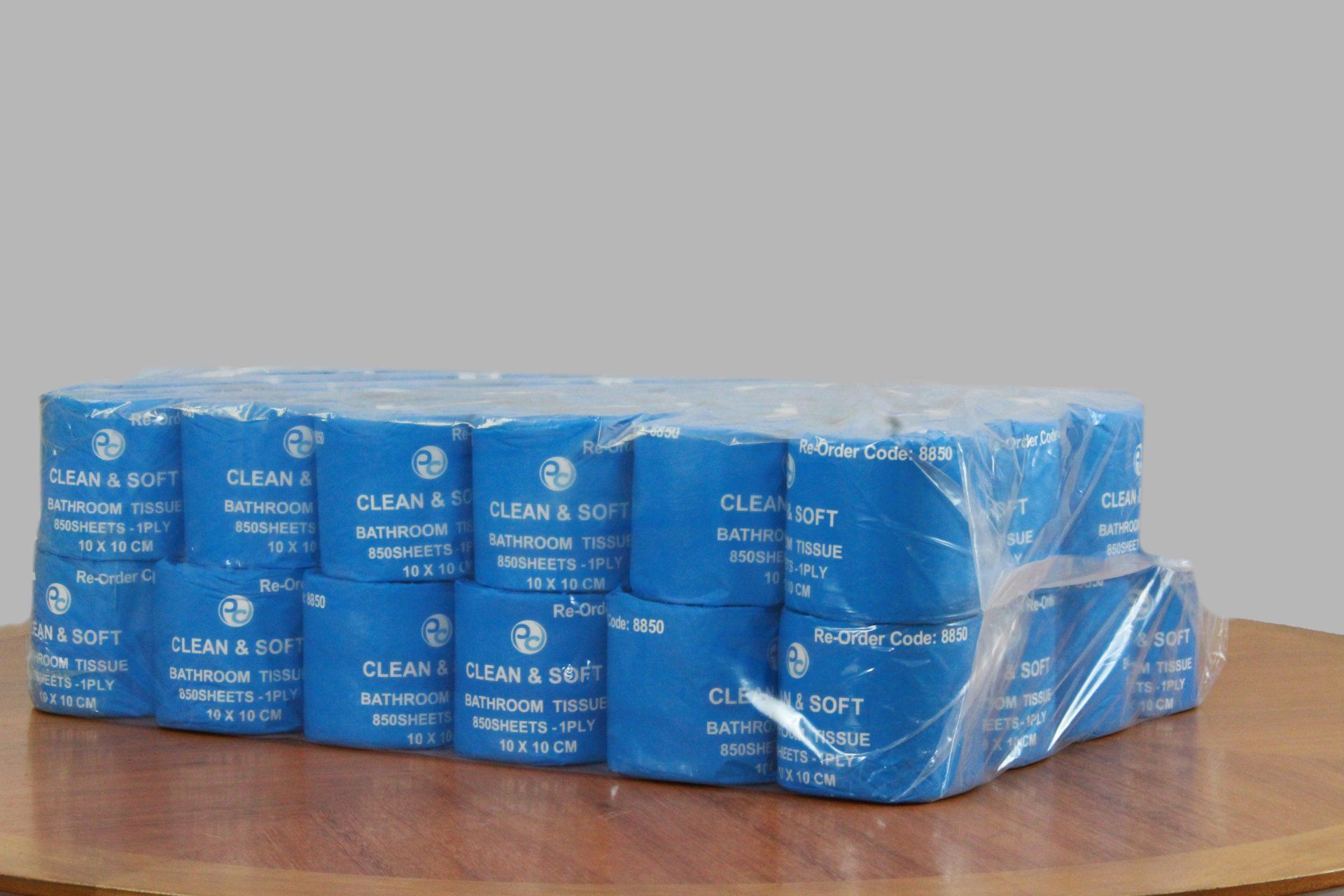 Toilet Rolls 850 Sheet 1 ply 10 x 10 cm 48 rolls per bag