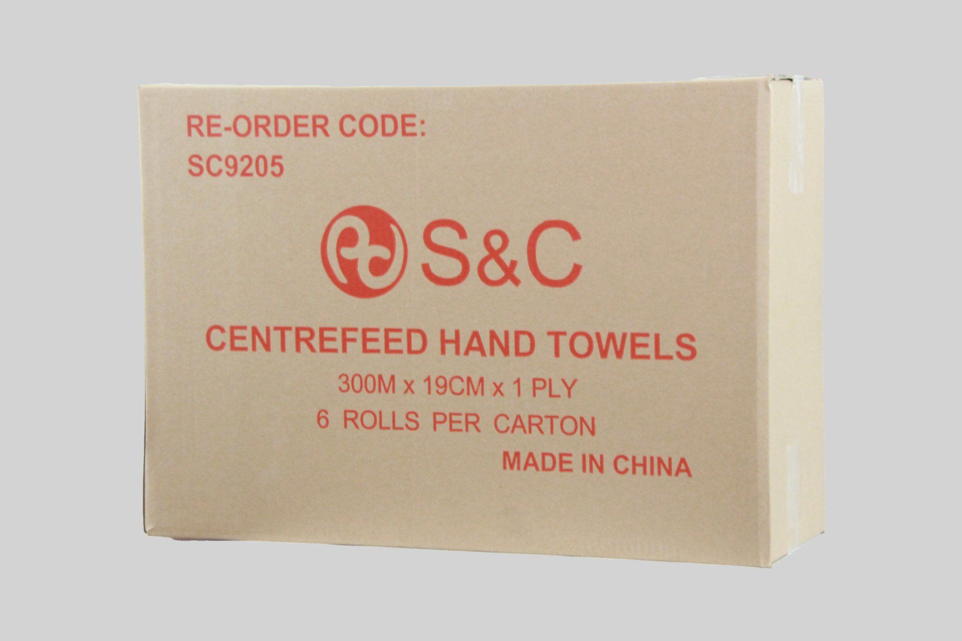 Centerfeed Hand Towel 300 m x 19 cm 6 rolls per carton