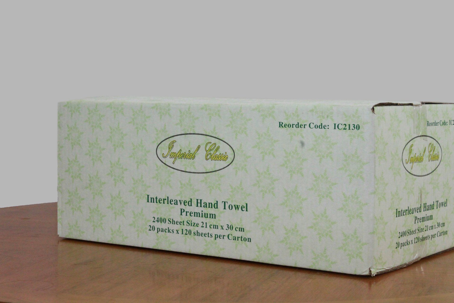 Premium TAD Interleaved Hand Towels 21 x 30 cm 1 ply 150 sheets x 16 packs per carton