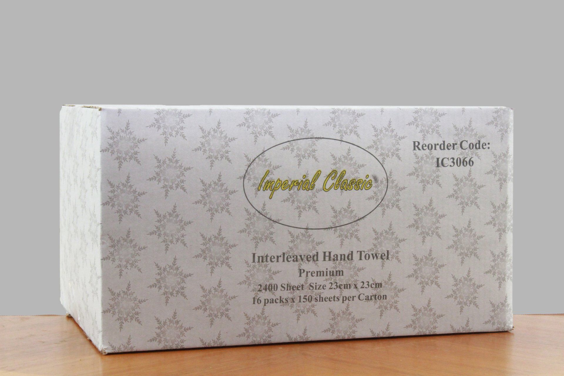 Premium TAD Interleaved Hand Towels 23 x 23 cm 1 ply Z-fold 150 sheets x 16 packs per carton