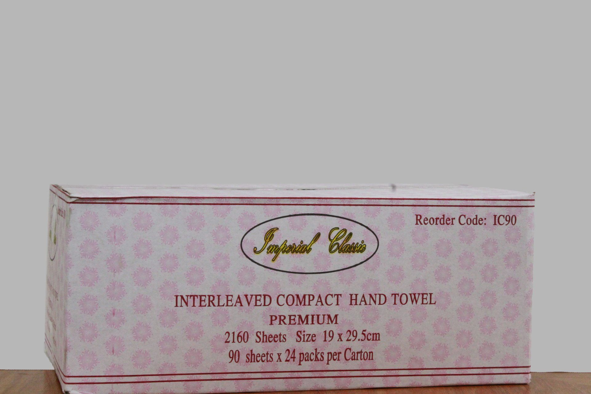 Premium TAD Interleaved Compact Hand Towels 19 x 25 cm 1 ply 120 sheets x 20 packs per carton