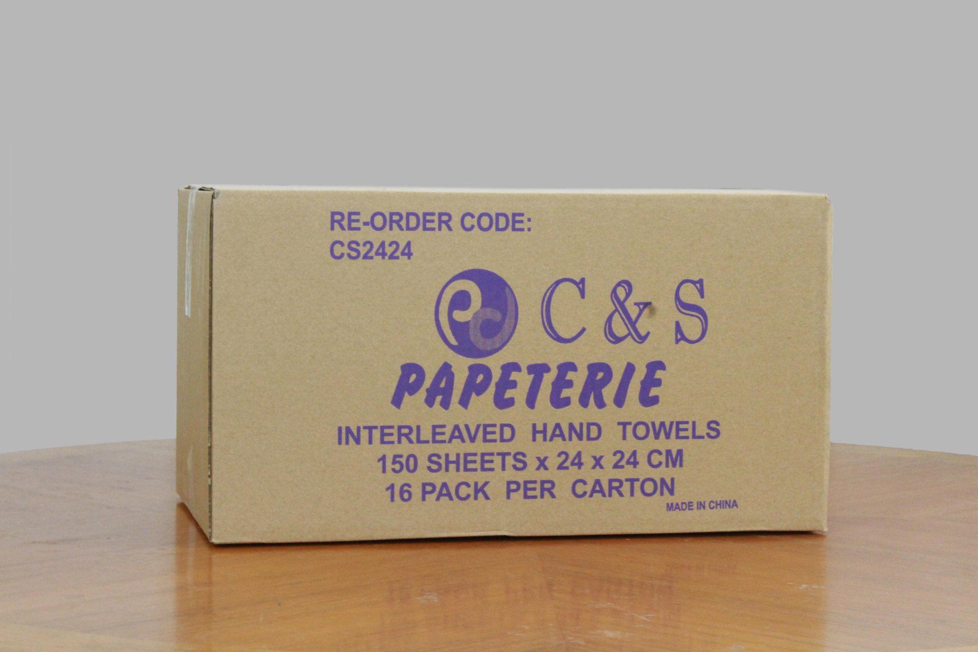 Interleaved Hand Towels 23 x 24 cm 1 ply 150 sheets x 16 packs per carton