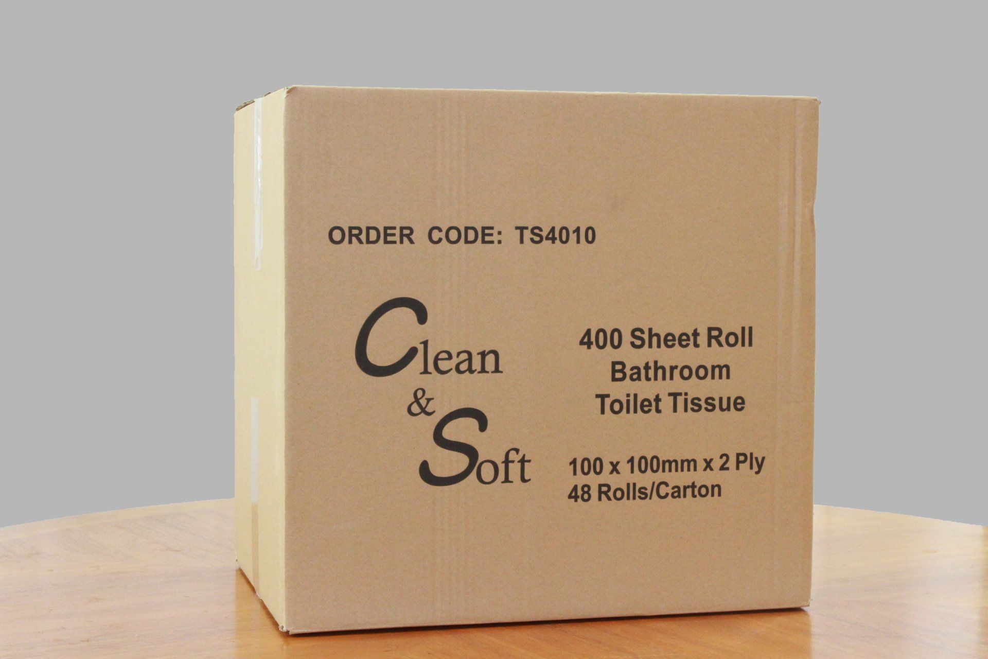 Toilet Rolls 400 Sheet 2 ply 10 x 10 cm 48 rolls per carton