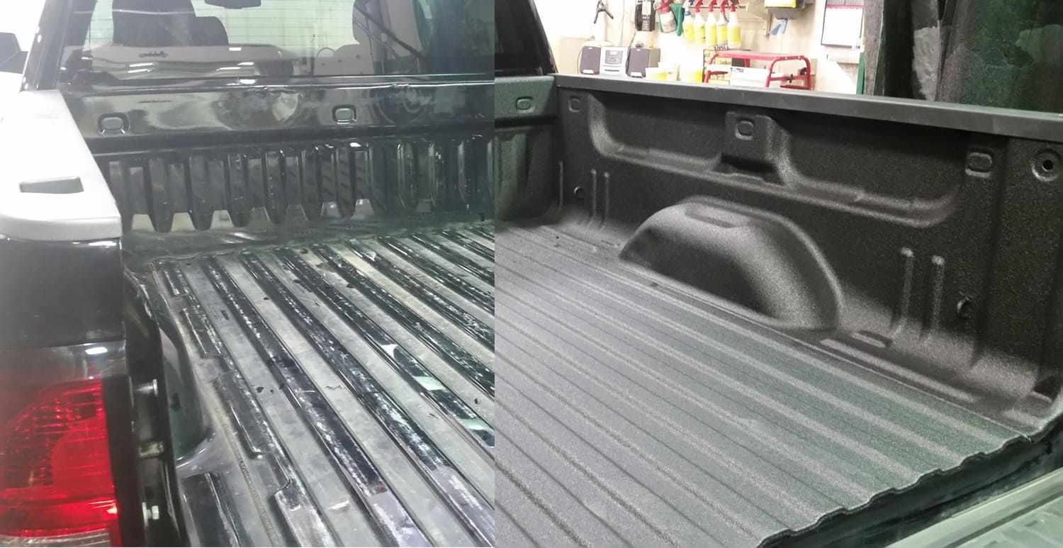 spray-on bed liner tips