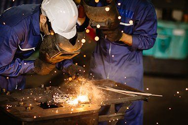 Worker With Welding Steel — Plano, TX — Cox Welding Services