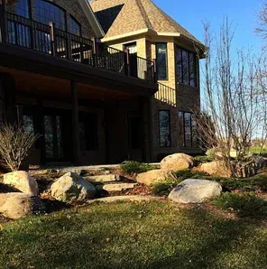 rock landscaping with boulders west bloomfield mi