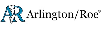 Logo for Arlington/Roe, featuring stylized 