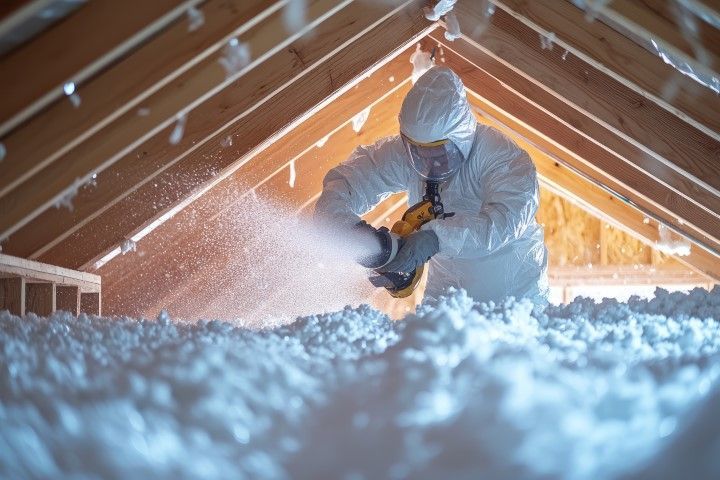 attic spray foam insulation