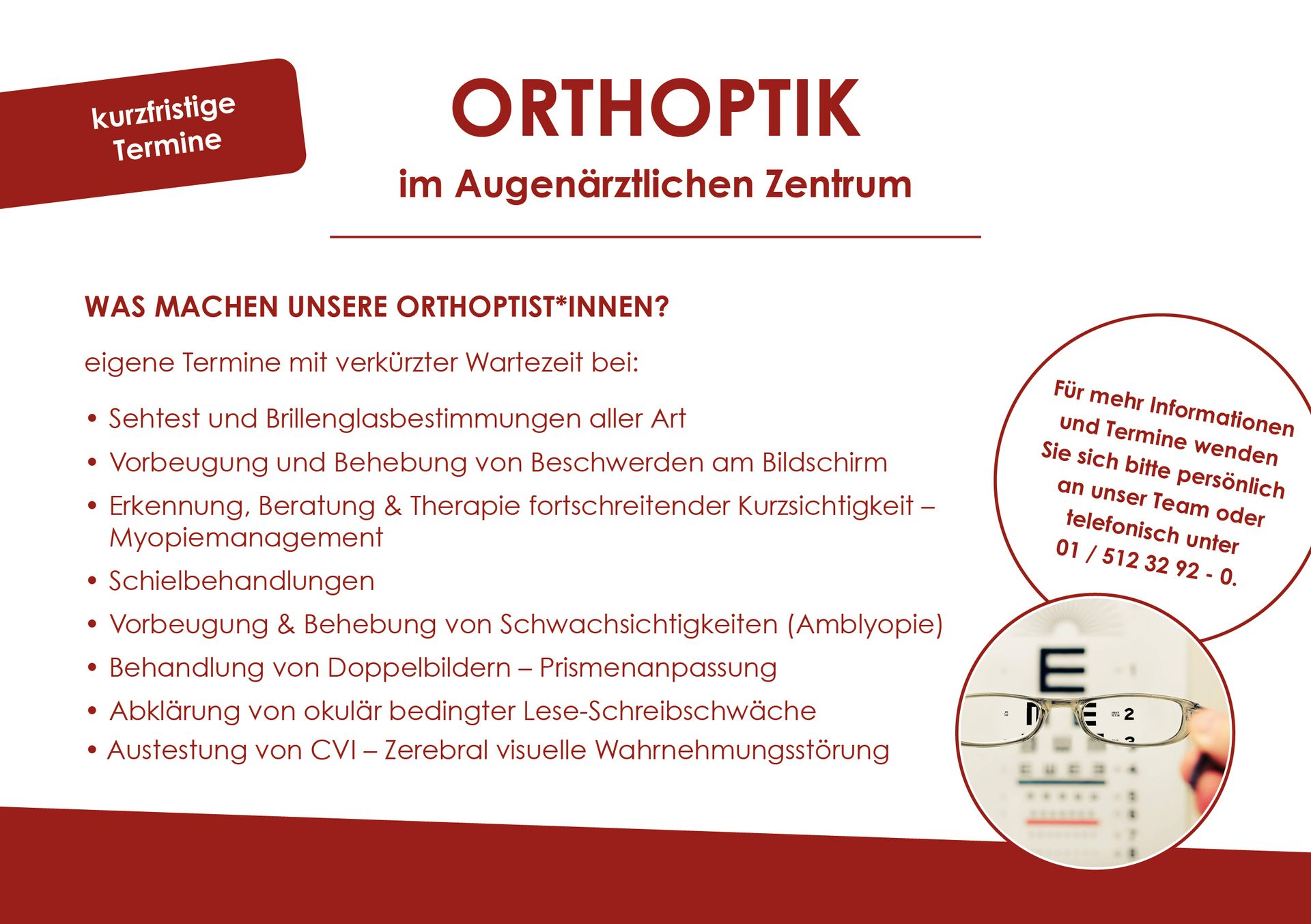 Orthooptik im Augenärztlichen Zentrum