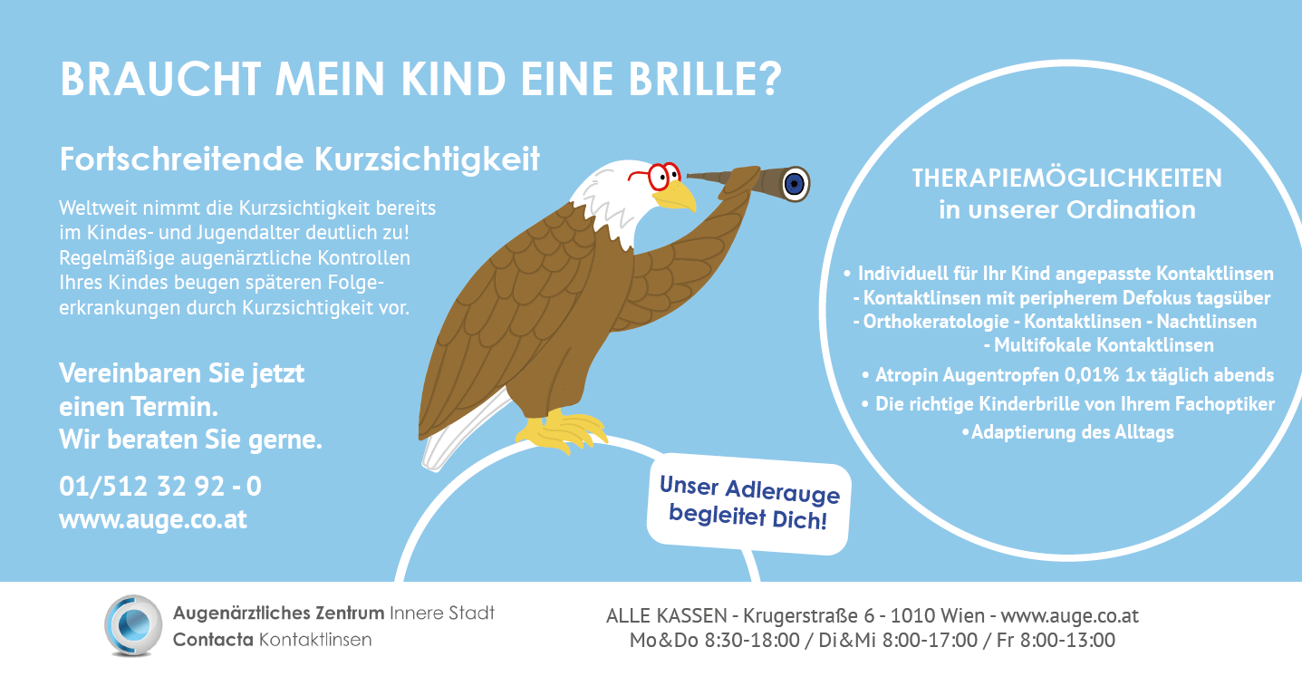 Myopiekontrolle bei Kindern