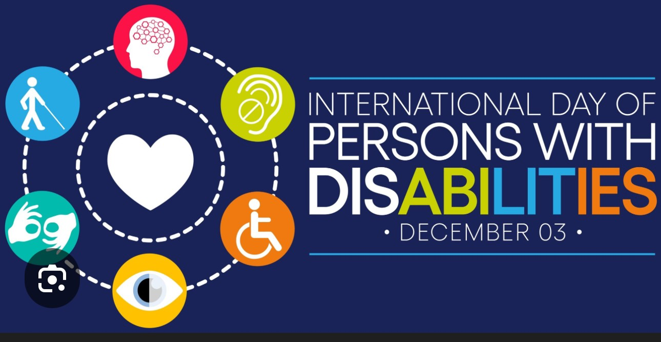 3rd of December is the ‘International Day of Persons with Disabilities’