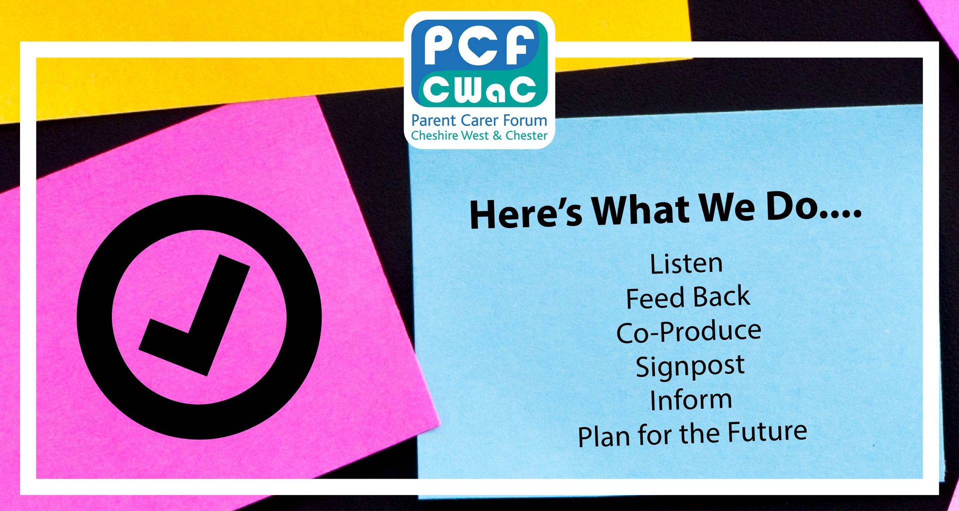 What we do and don't do as a PCF