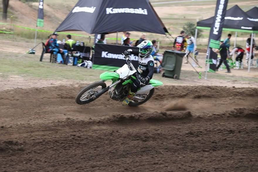 A Person is Riding a Dirt Bike on a Dirt Track — Mackay Kawasaki in North Mackay, QLD