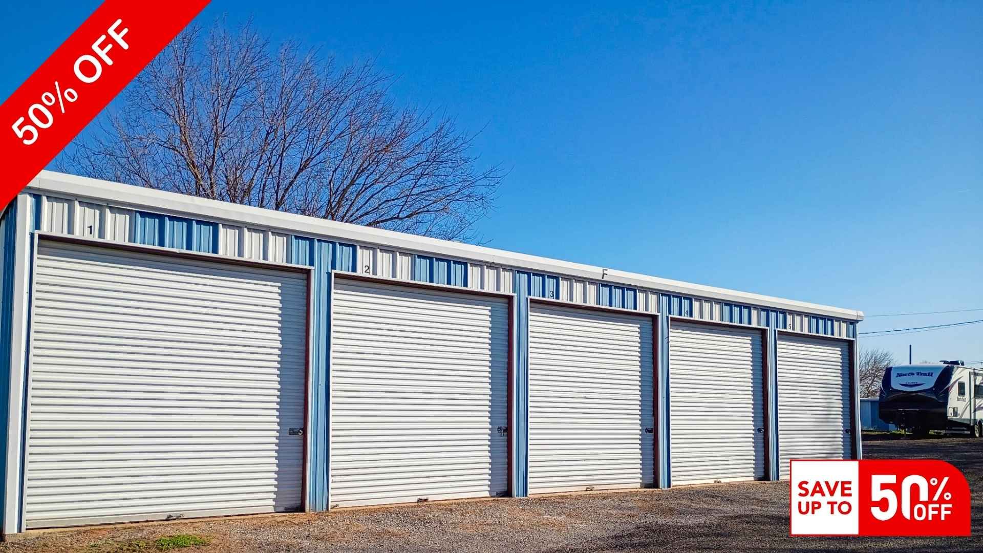 Limited Promos for Self Storage & Parking Free Month or 50% Off