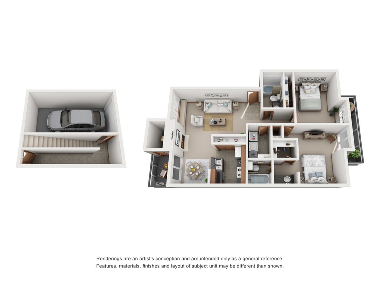 Harbor Village Apartments Floor plan 1