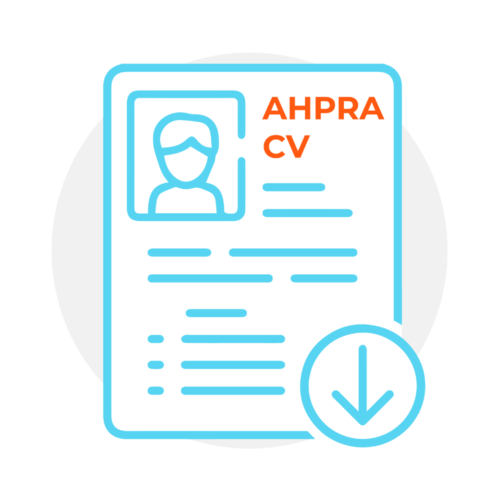 AHPRA CV Template