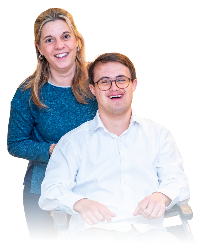 Support worker with NDIS Participant in a wheelchair