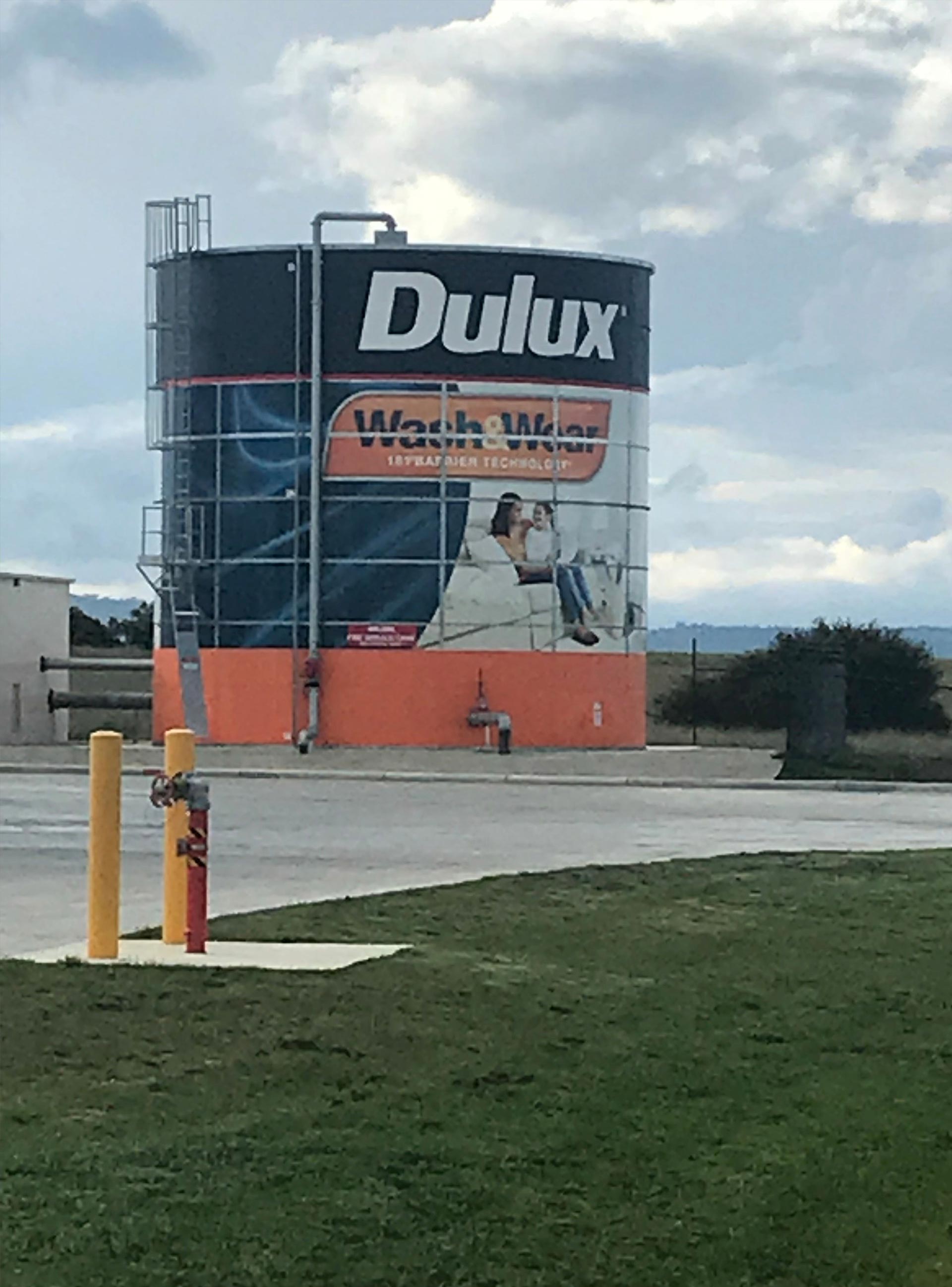 New painted Dulux tank
