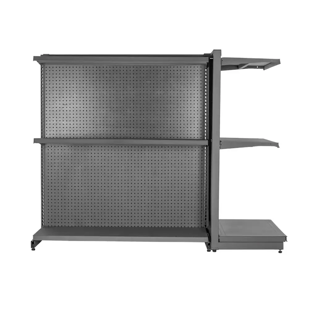 Hay un casillero en una sala de estar junto a una planta y una mesa.