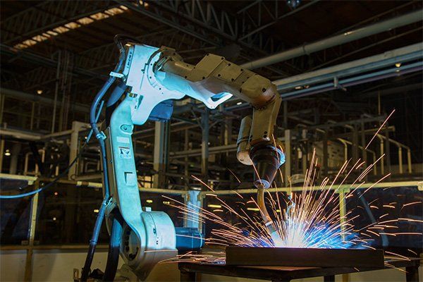 Robot Welding Metal — Salt Lake City, UT — Central Electric, Inc.