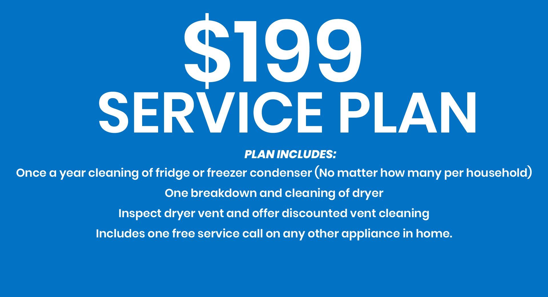 Appliance Repair Discounts, Appliance Maintenance Specials in Folsom