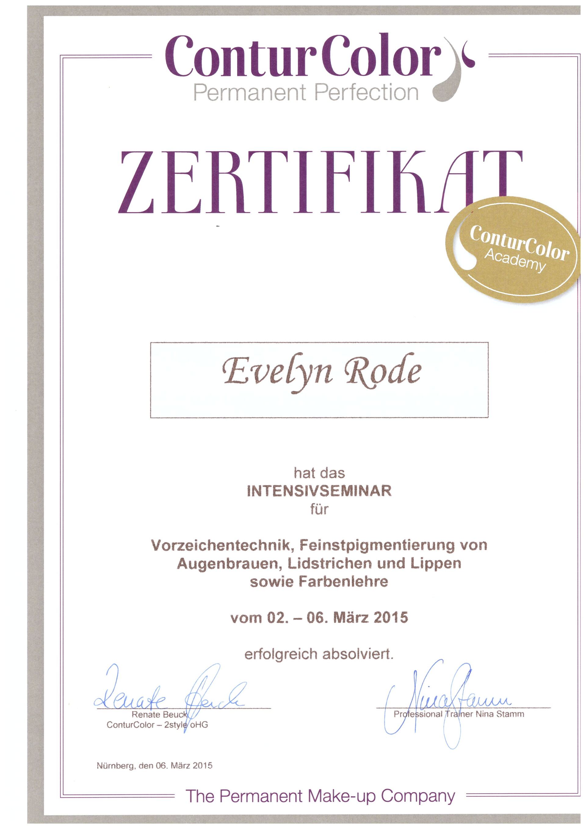 Es ist eine urkunde die besagt , dass evelyn damit gefahren ist.