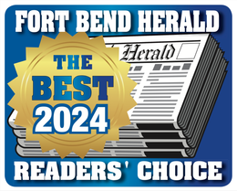 Fort Bend Chamber of Commerce logo in navy, gold, and white with star icon