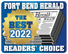 Fort Bend Chamber of Commerce logo in navy, gold, and white with star icon