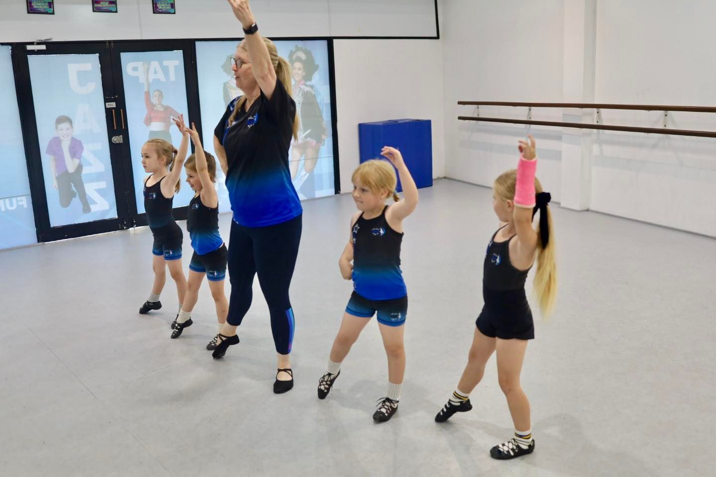A Group Of Young Girls Are Dancing In A Dance Studio — International Dance Affair In North Mackay, QLD