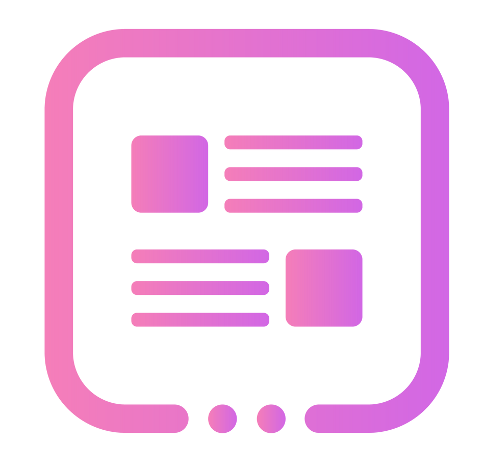 Blue circular diagram with gear in the center and arrows indicating a cycle.